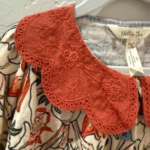 Matilda Jane Heart to Heart Meadow Brook Blouse, Peter Pan collar, size 8 - Picture 10 of 12